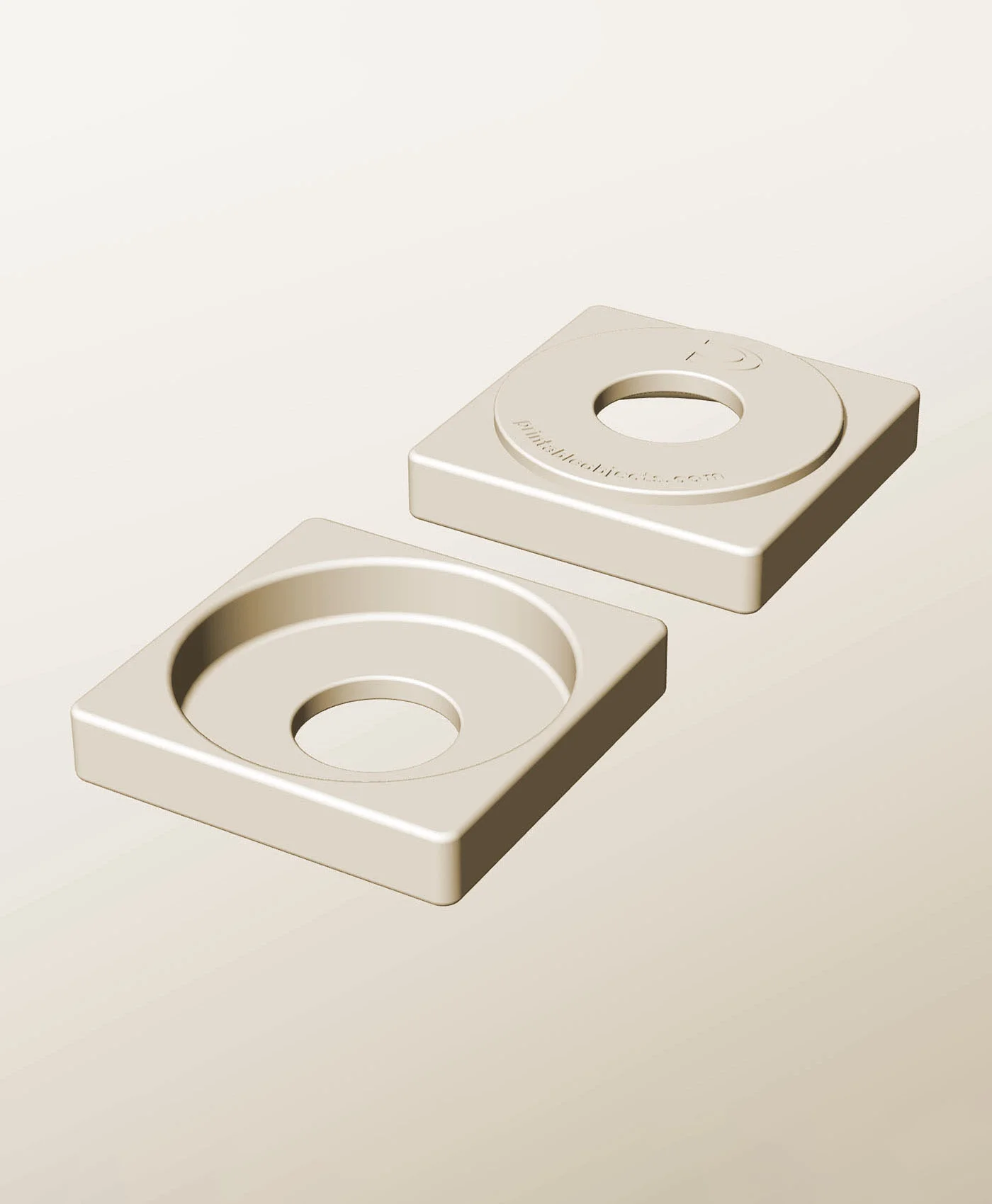 CS96-20-P Stacking pierced component box bin for makers 3d model
