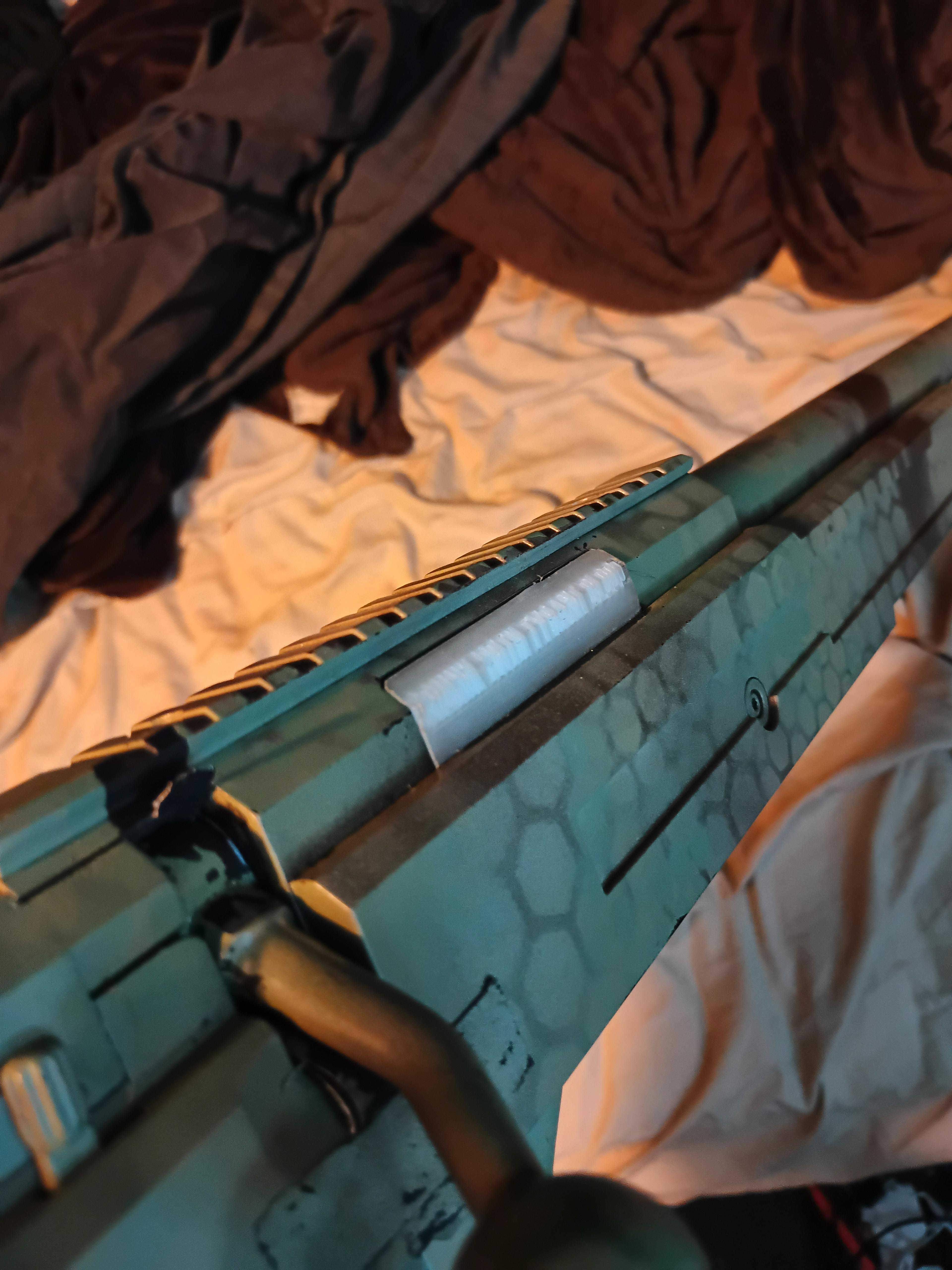 Airsoft L96 Cylinder cover for MB04 bolt action sniper 3d model