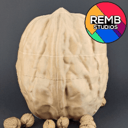 Print-in-place Walnut Container with Twist Lock!!! 3d model