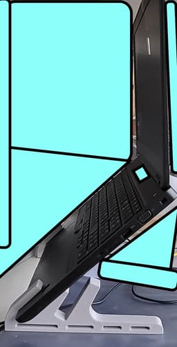 Dell Latitude 5580 Upright Laptop Stand 3d model