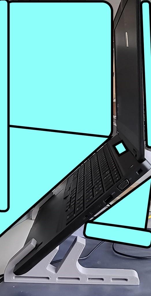 Dell Latitude 5580 Upright Laptop Stand 3d model