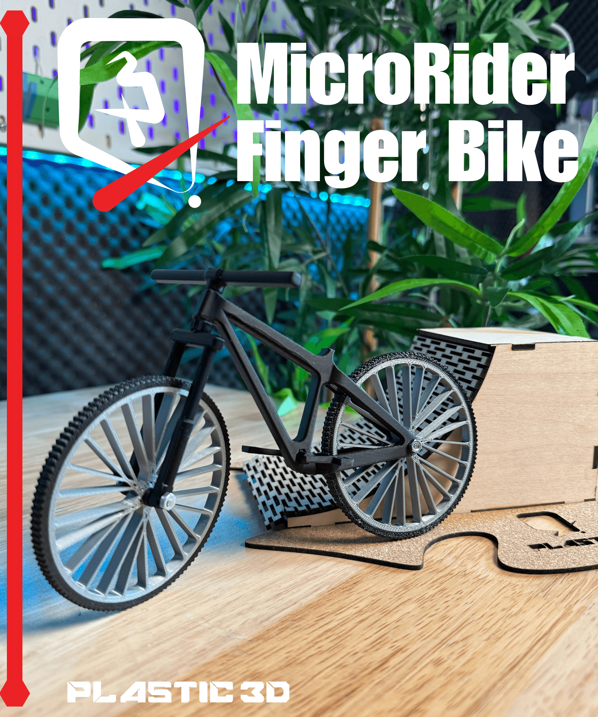 MicroRider – Finger Bike 3d model
