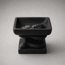 Free Snake Valet Tray STL – Serpent Key Bowl & Gothic Desk Organizer 3D Print 3d model