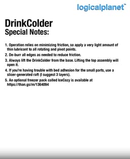 DrinkColder (12floz) – Self-Closing Drink Holder & Cooler 3d model