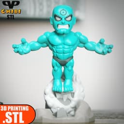 Dr. Manhattan Chibi STL for 3D Printing ChibiSTL 3DXM 3d model