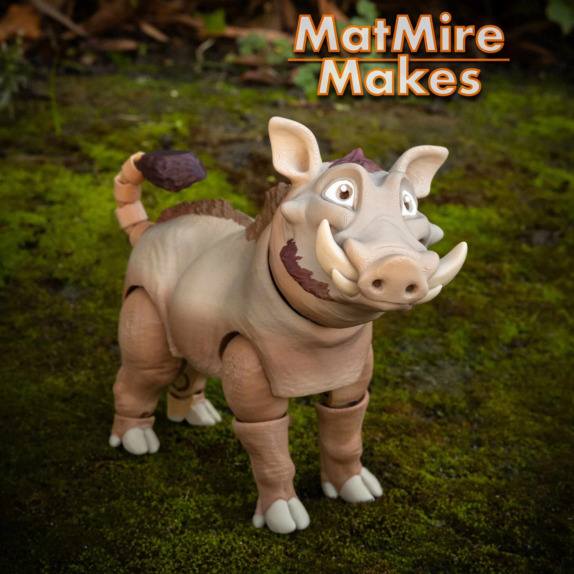 Warthog - Articulated Figure 3d model