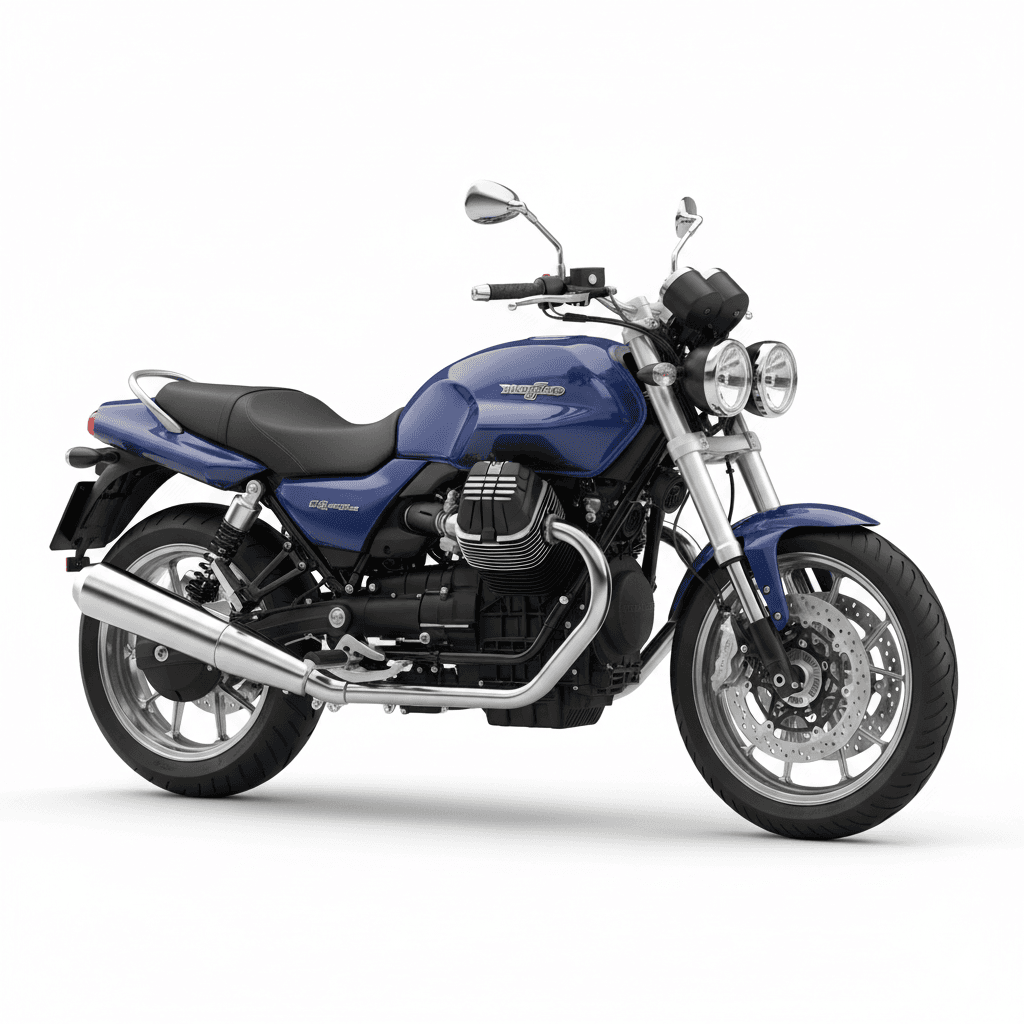 Moto Guzzi Eldorado Touring Cruiser Motorcycle 3d model
