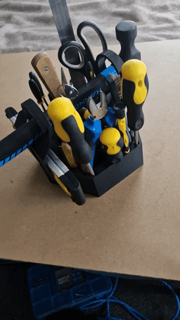 Tool Caddy (hammer handle).stl 3d model
