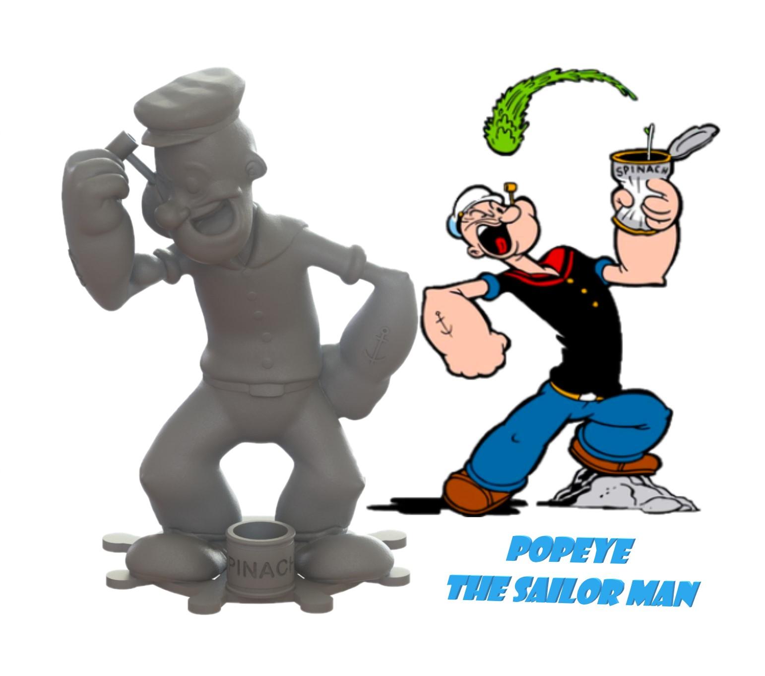 Popeye the Sailor Man 3d model