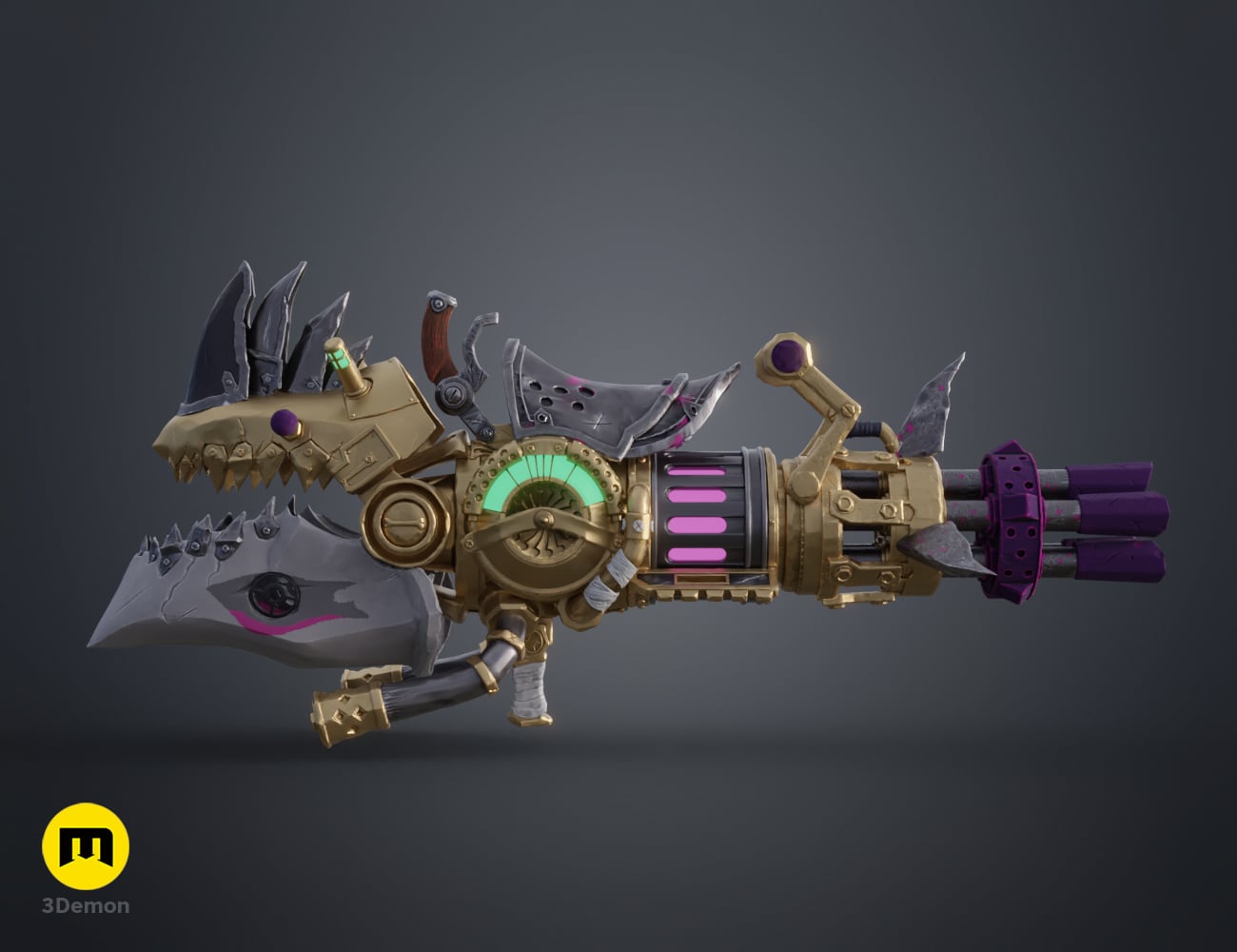 Arcane - Jinx Rhino Gun 3d model