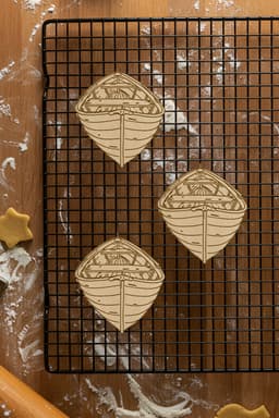 Sandals Cookie Cutter, Biscuit Cutter 3d model