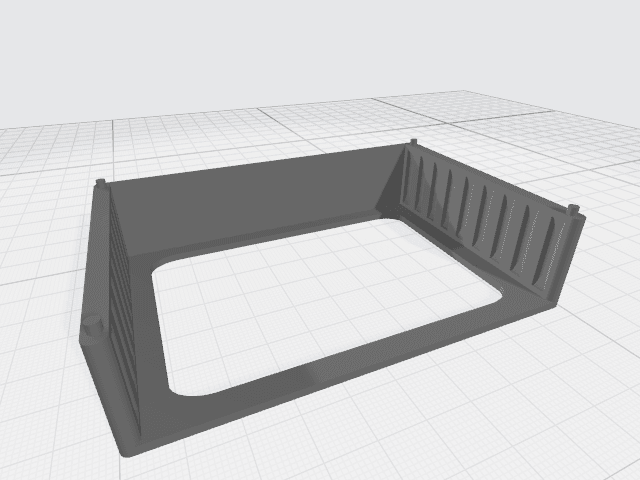 Electronic Component Stackable Drawers 2X 3d model