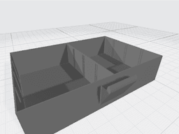 Electronic Component Stackable Drawers 2X 3d model