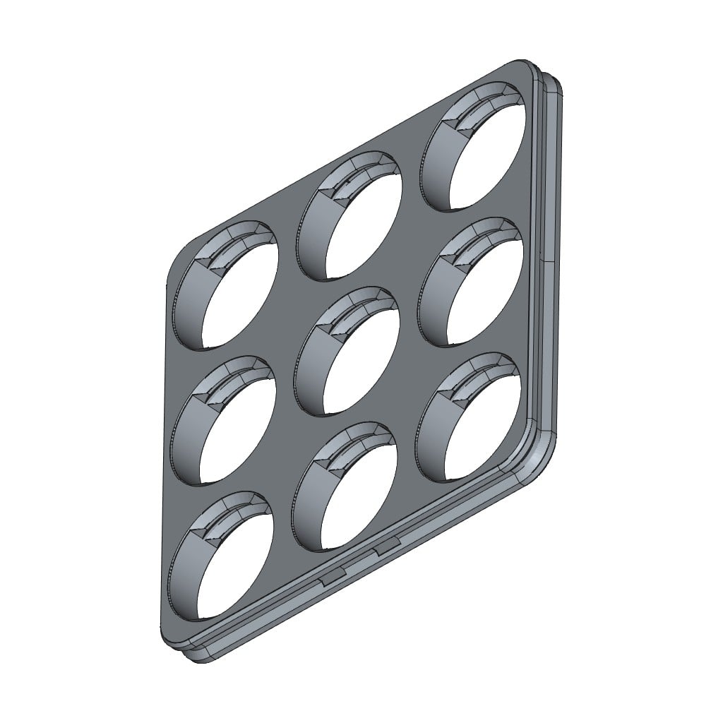 D-LOCK_PANEL.3X3 3d model