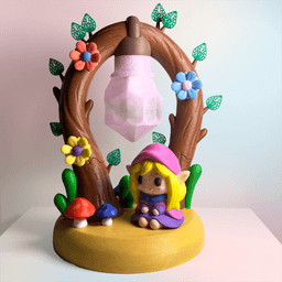 Fantasy Tree Lamp (Classic) 3d model
