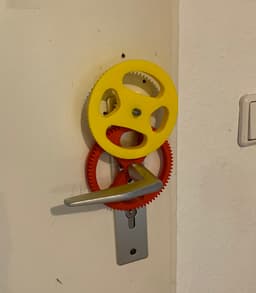 Knob door opener v.2 3d model