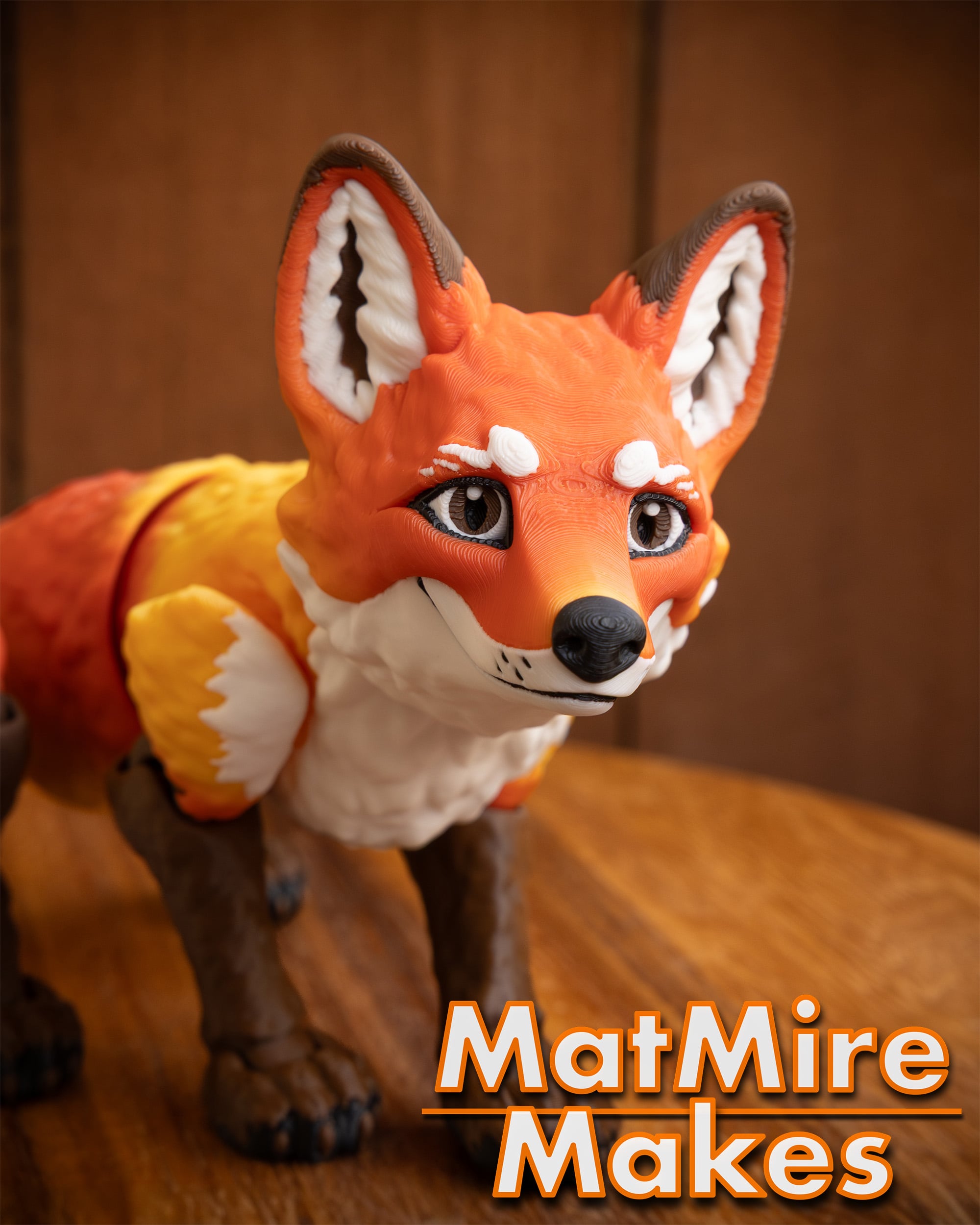Fox - Articulated Figure 3d model
