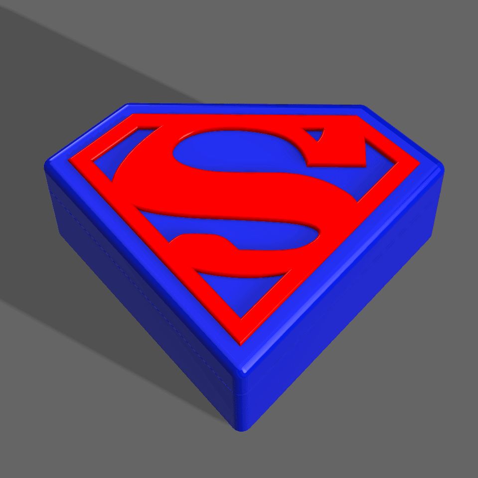 Superman Box 3d model