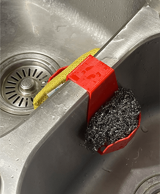 Sink Sponge Holder fix 34mm 3d model