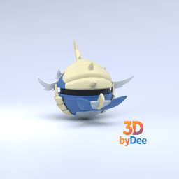 Samurott Pokeball 3d model