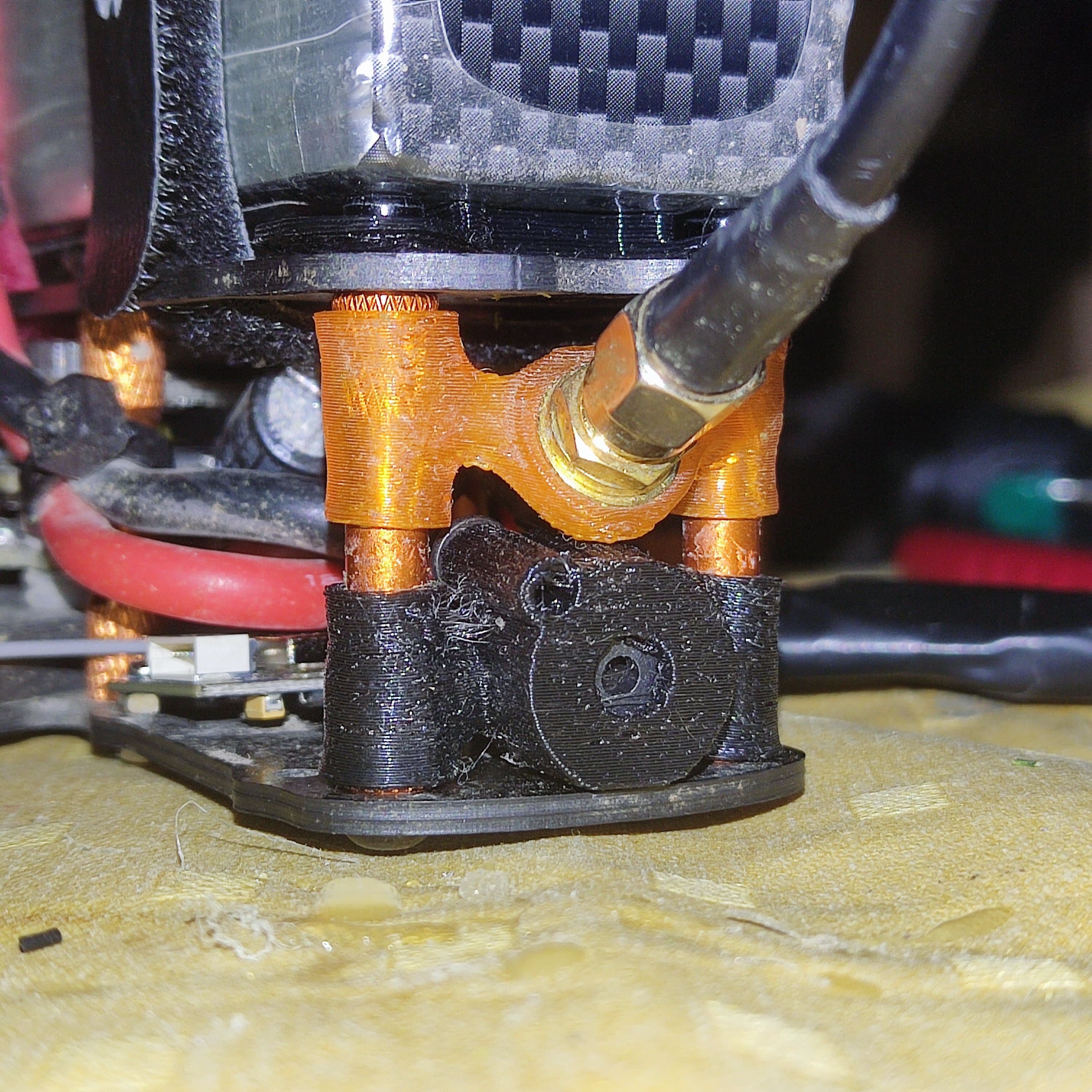 FPV Helium frame buzzer support 3d model