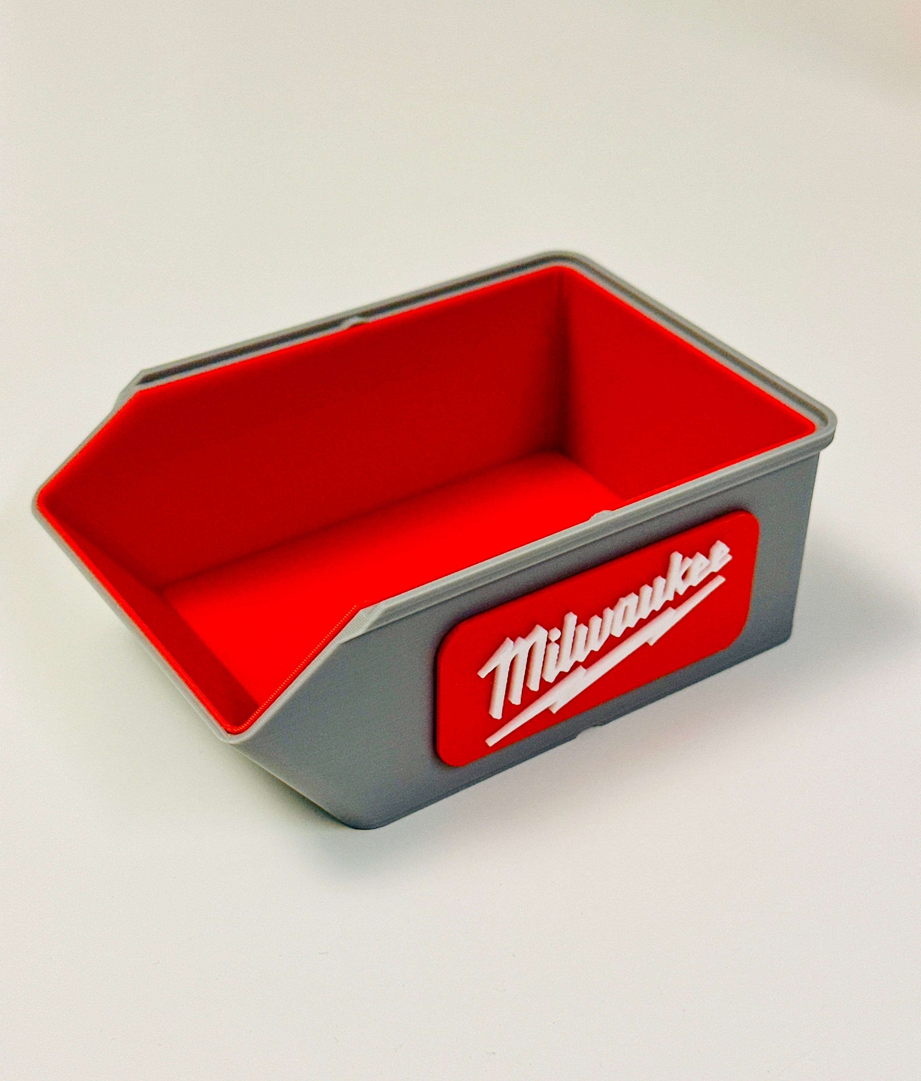 Stackable small parts bin with color inserts 3d model