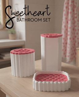 Sweetheart Bathroom Set 3d model