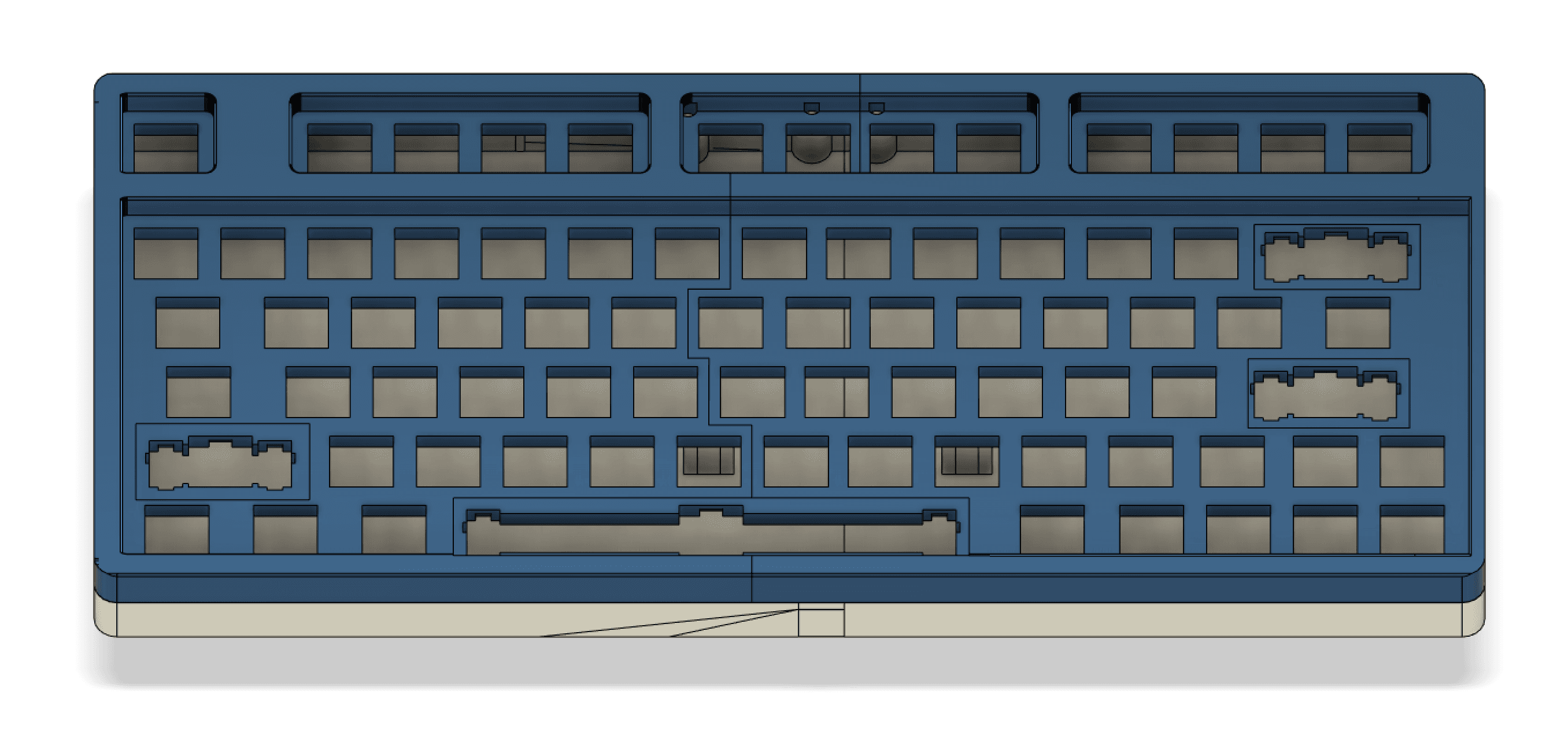 Mako 69 V2 (70% Mechanical keyboard) 3d model