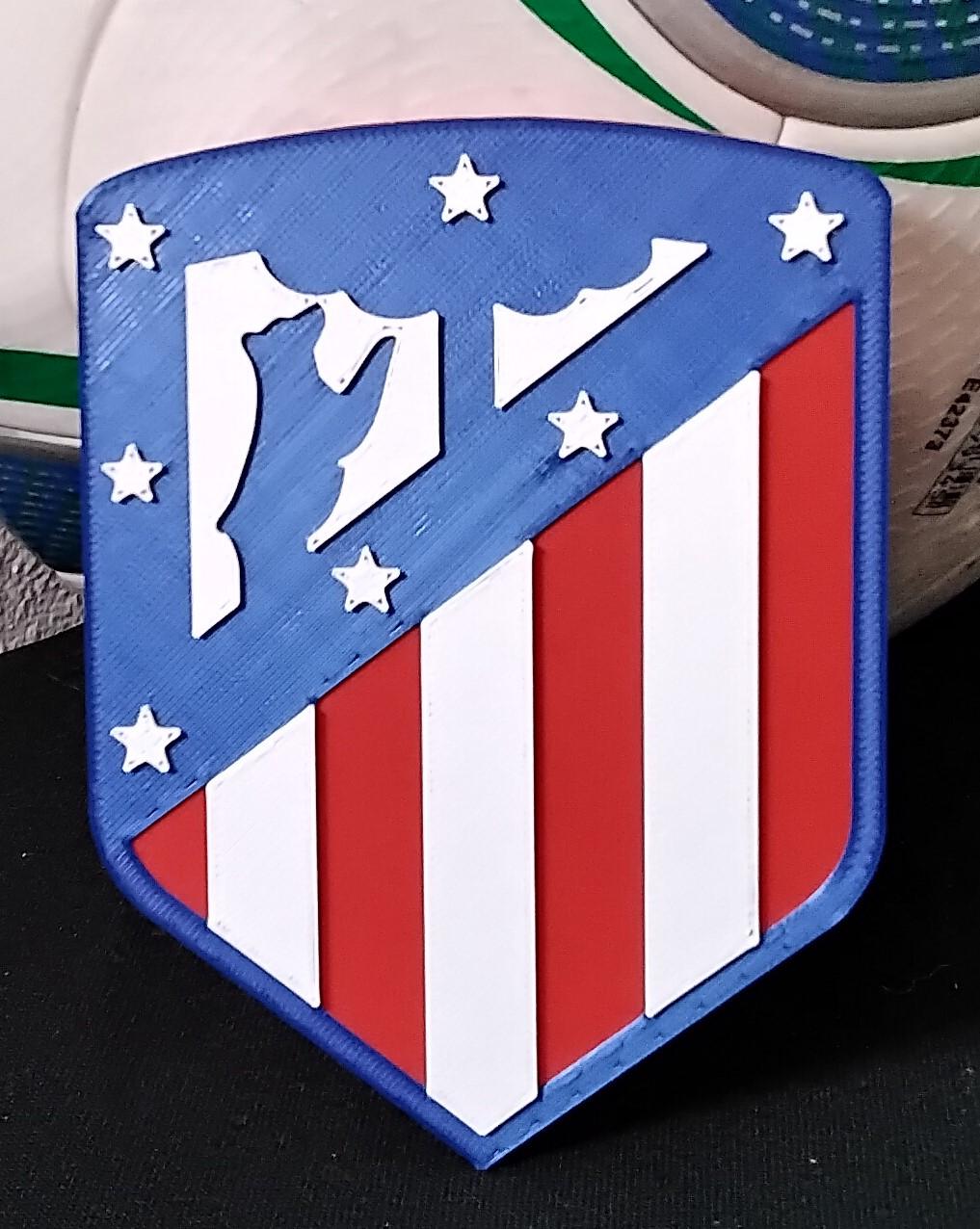Club Atlético de Madrid, S.A.D. (Atlético) coaster or plaque. 3d model