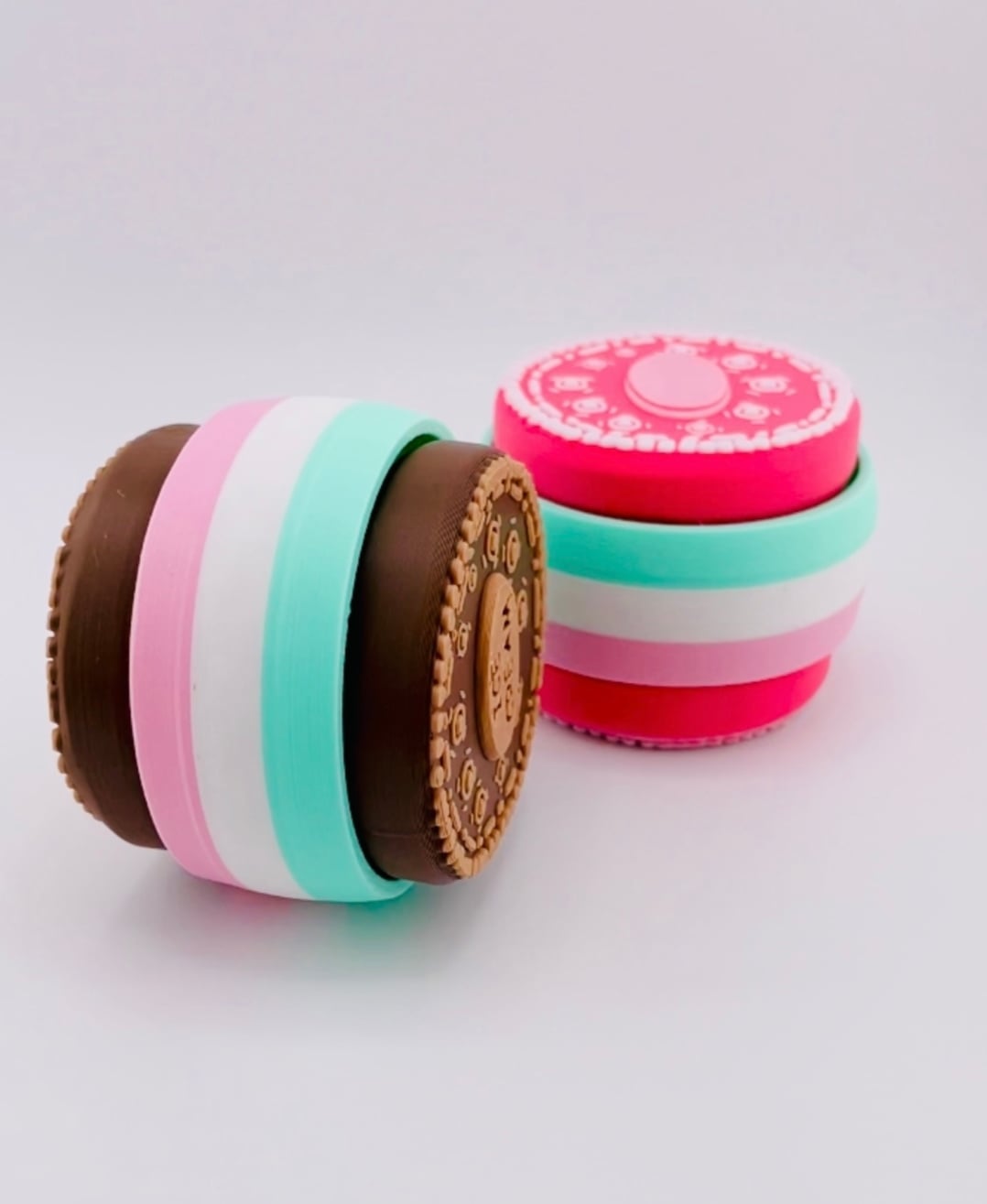 Cookie Ice Cream Sandwich DOUBLE Clicker 3d model