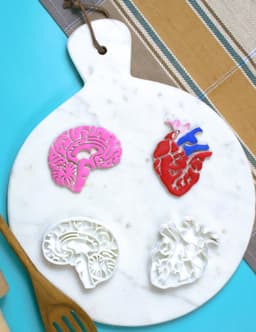 Main Organs Cookie Cutter Set 3d model
