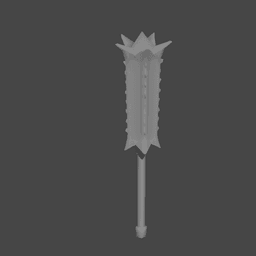 Fantasy Mace 3D Printable STL v2 3d model