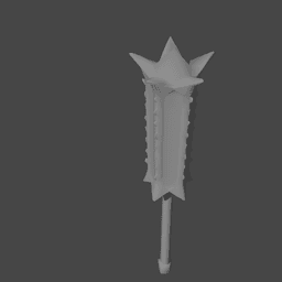 Fantasy Mace 3D Printable STL v2 3d model