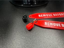 REMOVE BEFORE FLIGHT - Tag Flag Keychain Hanger Holder for Prusa XL 3d model