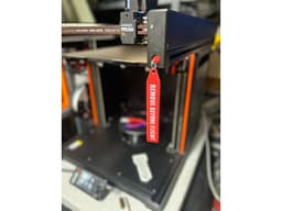 REMOVE BEFORE FLIGHT - Tag Flag Keychain Hanger Holder for Prusa XL 3d model