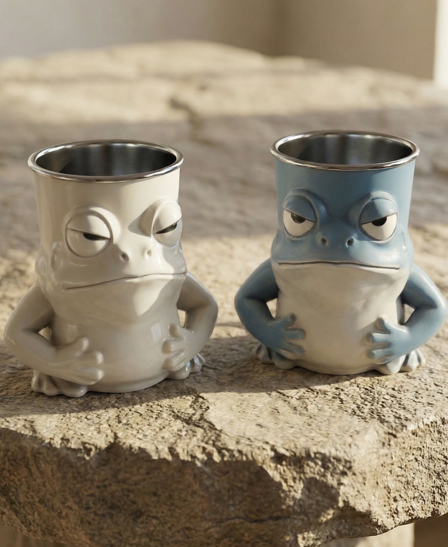 Judgmental Frog Tumbler 3d model
