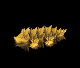 Baby Articulated Quartz Dragon 3d model
