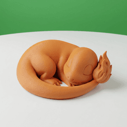 The Charmander Pokemon Sleeping Desk Series: #1 3d model