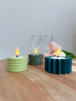 Tea light Jagged 3d model