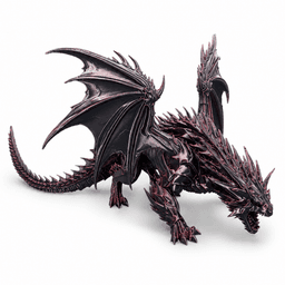 AGRESSIVE DRAGON SCULPTURE / GOTHIC DECOR / SHELF SCULPTURE DECOR / MODERN DRAGON SCULPTURE 3d model