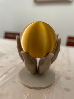 Healing Hands Sculpture 3d model
