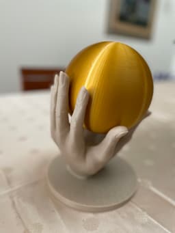 Healing Hands Sculpture 3d model