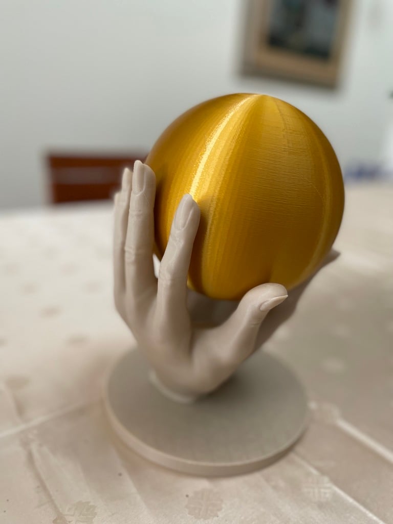 Healing Hands Sculpture 3d model