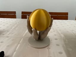 Healing Hands Sculpture 3d model