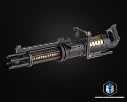 Z-6 Rotary Cannon - 3D Print Files 3d model