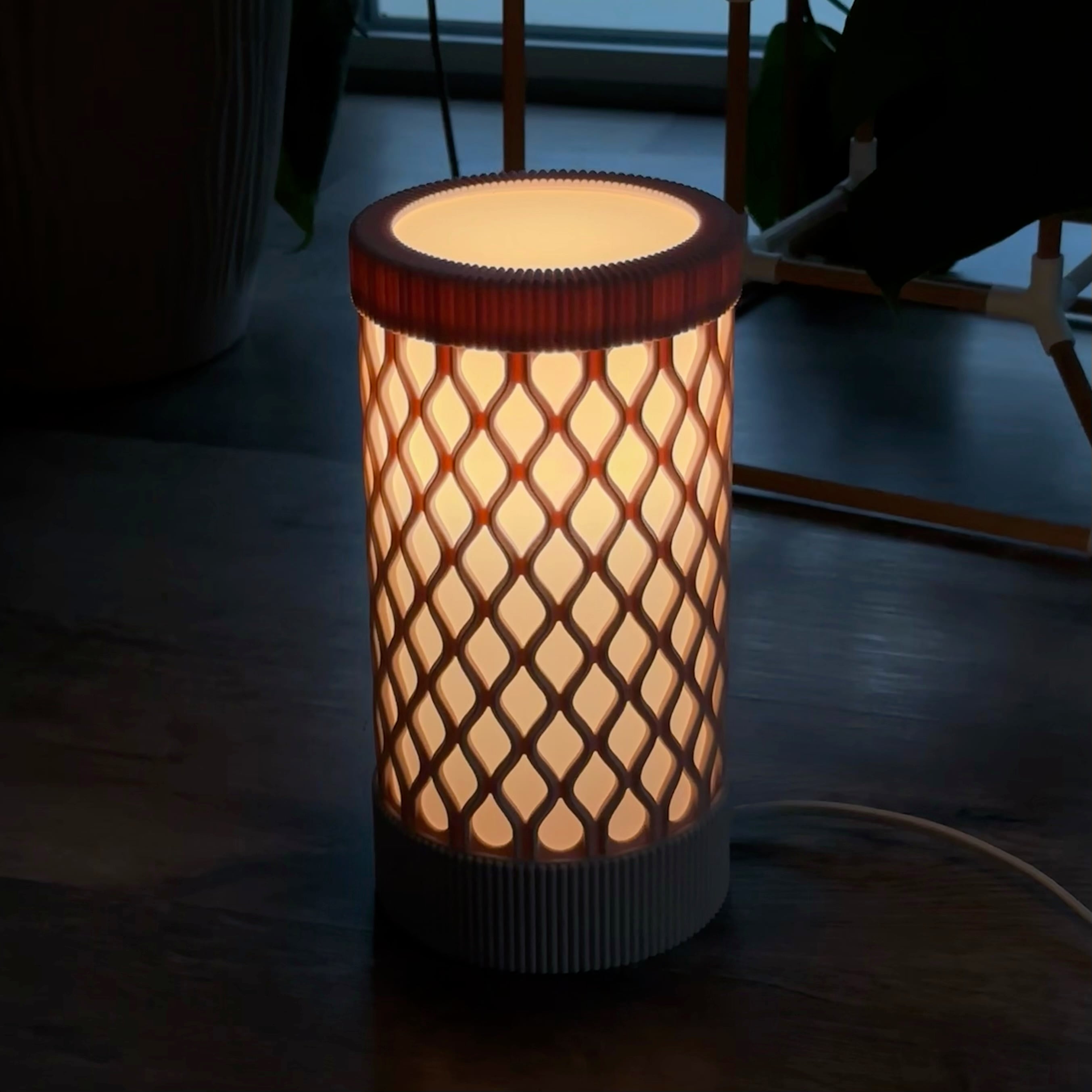 WAVE PATTERN LAMP 3d model