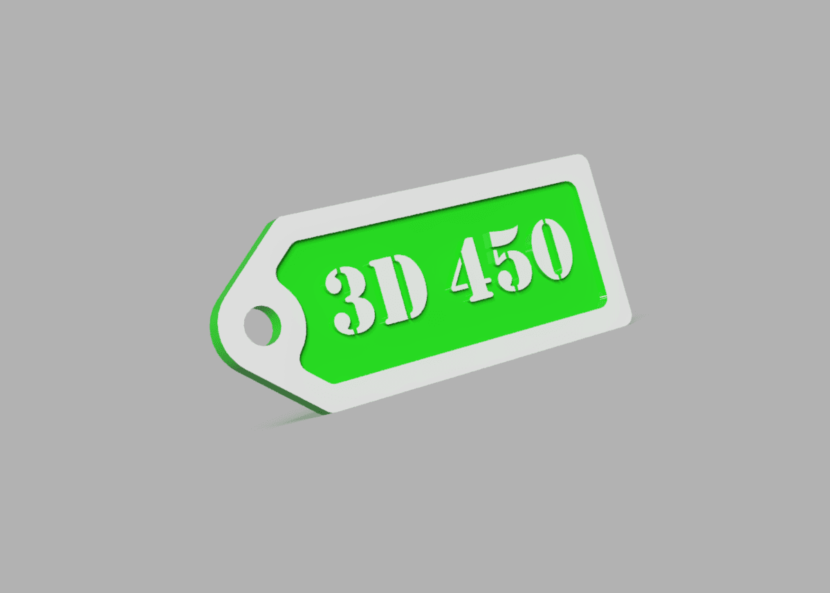 dogtag 3D450.stl 3d model