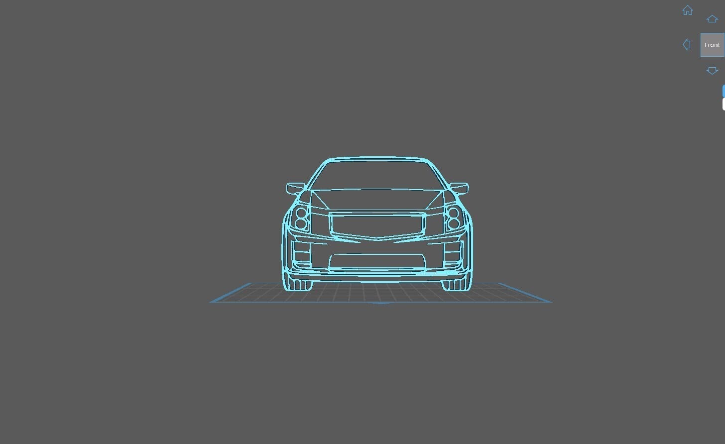 Cadillac - CTS V 2007 Wall Art 3d model