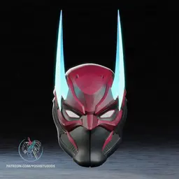 Daredevil 2099 Helmet 3D Printer STL file 3d model