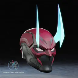 Daredevil 2099 Helmet 3D Printer STL file 3d model